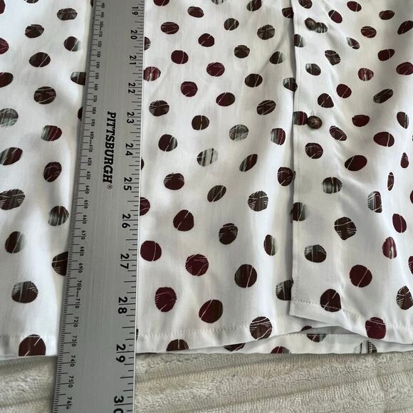 Ted Baker London Men Shorts Sleeve Button Up Collared Shirts Polka dots Size 4 M - Picture 10 of 10